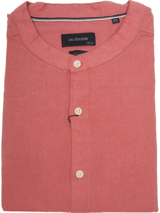 Double Linen Shirt Pink