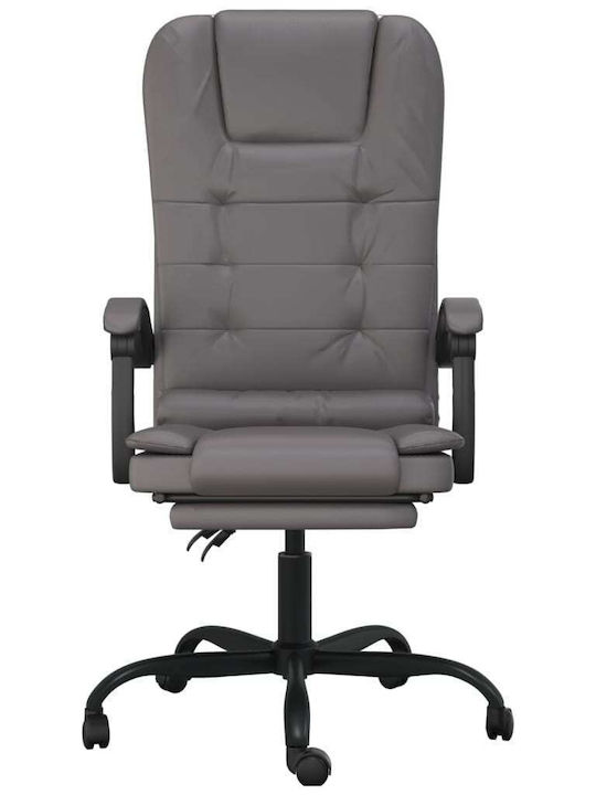vidaXL vidaXL Office Chair Massage with Recline Grey