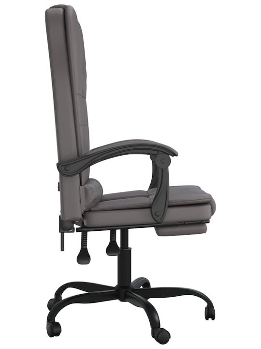 vidaXL vidaXL Office Chair Massage with Recline Grey
