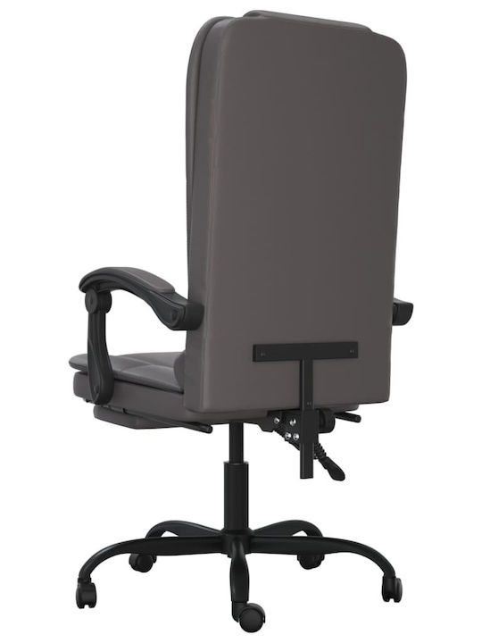 vidaXL vidaXL Office Chair Massage with Recline Grey