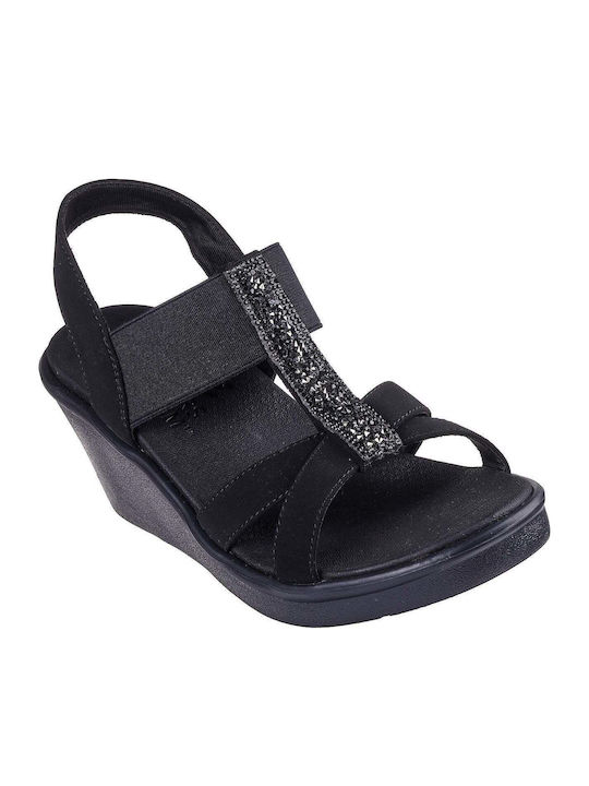 Rumble Onglammed Up Summer Women's Platforms Black