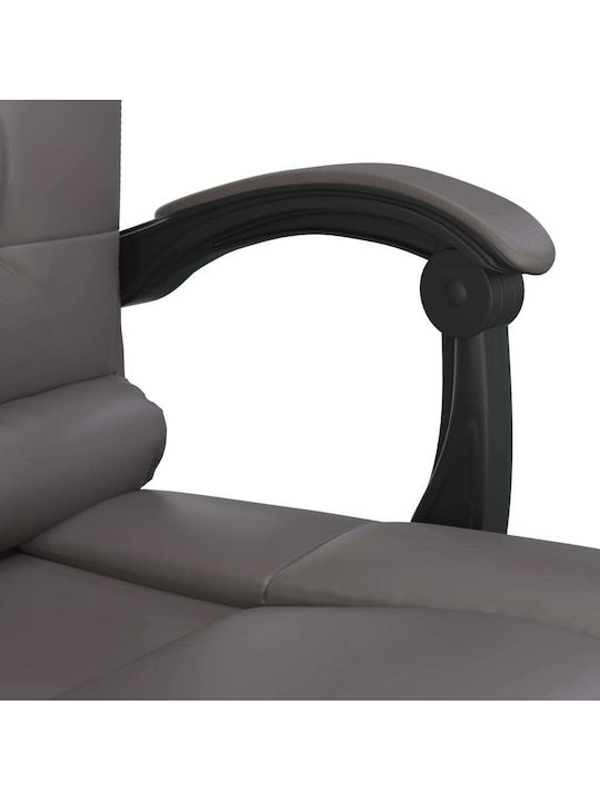 vidaXL vidaXL Office Chair Massage with Recline Grey