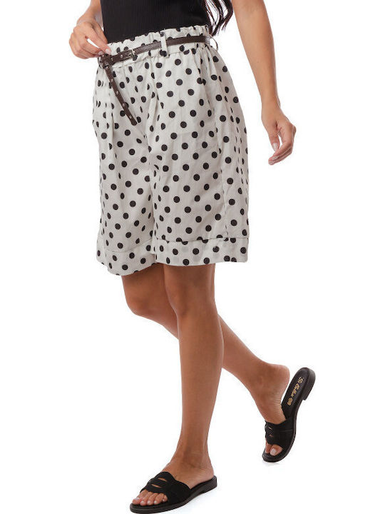 Women's White Bermuda