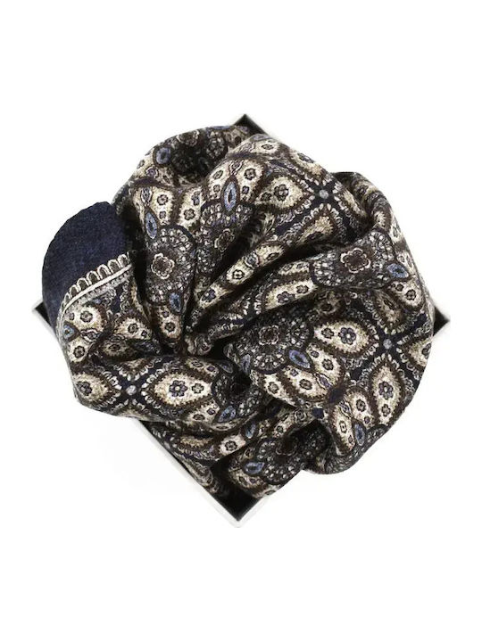 Men's Silky Blue Handkerchief