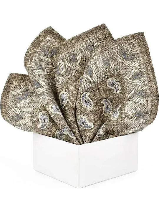 Men's Silky Brown Handkerchief