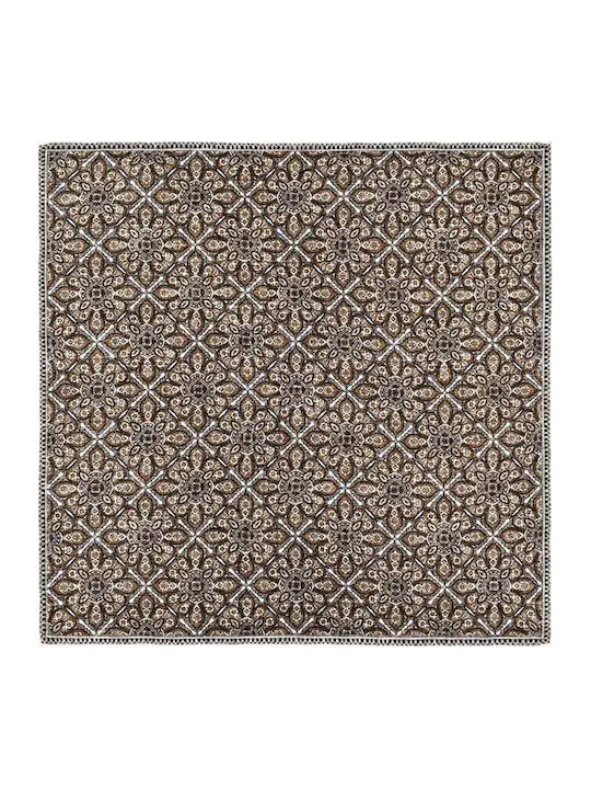 Men's Silky Brown Handkerchief
