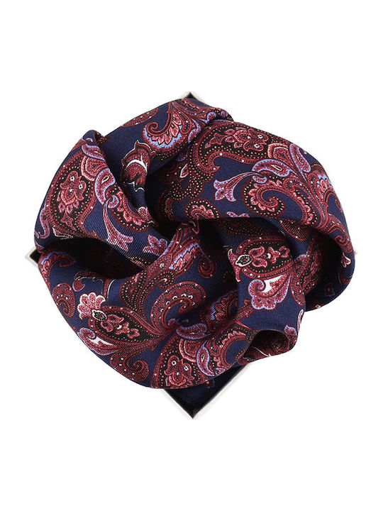 Men's Silky Blue Handkerchief