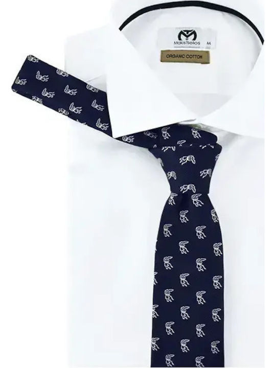 Makis Tselios Fashion Men's Tie In Blue Color
