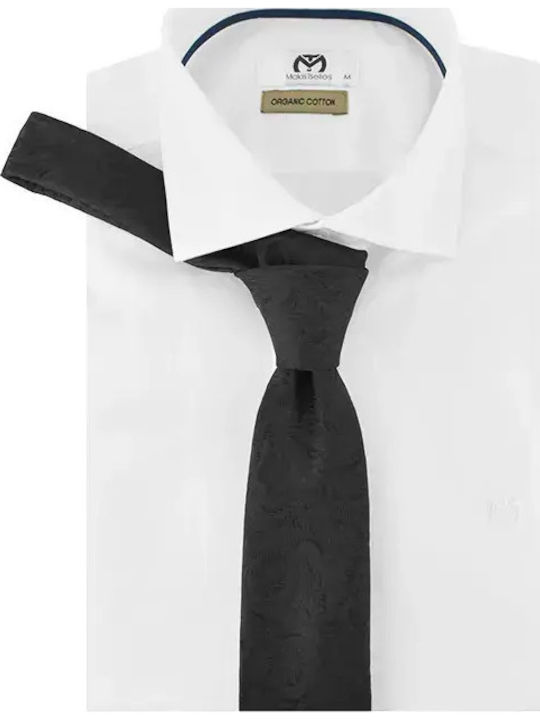 Stefano Mario Men's Tie in Black Colour