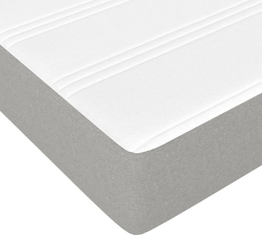 vidaXL Кинг Сайз Анатомичен Матрак За Сън 190x200x20см с Джобни Пружини