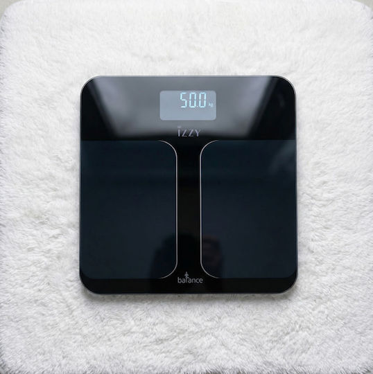 Izzy Balance Digital Bathroom Scale Black