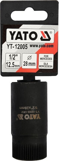 Yato Steckdose mit Rahmen Gastgeber 1/2"