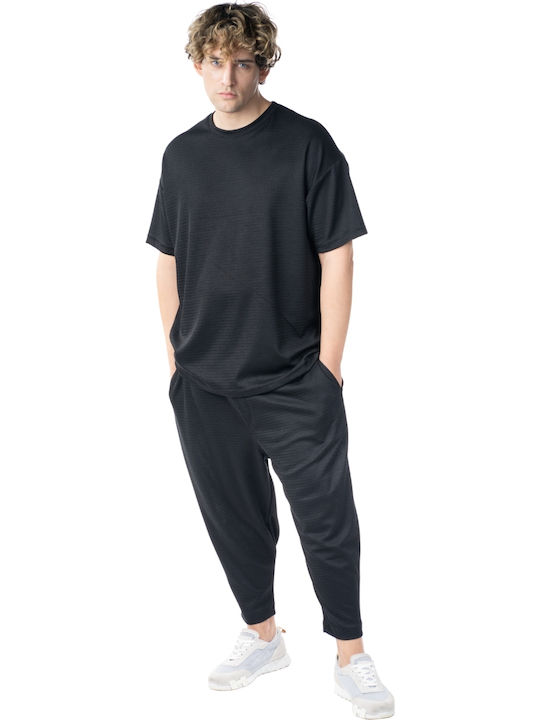 Παντελόνι Ελαστικό σε Loose Εφαρμογή Black