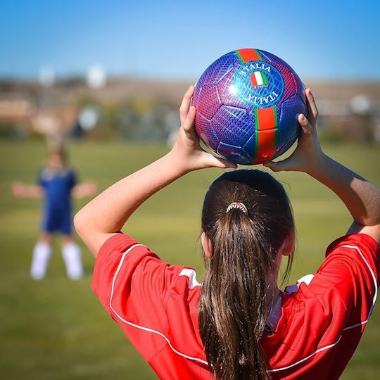 Vizari Minge De Fotbal Pentru Copii Albastră