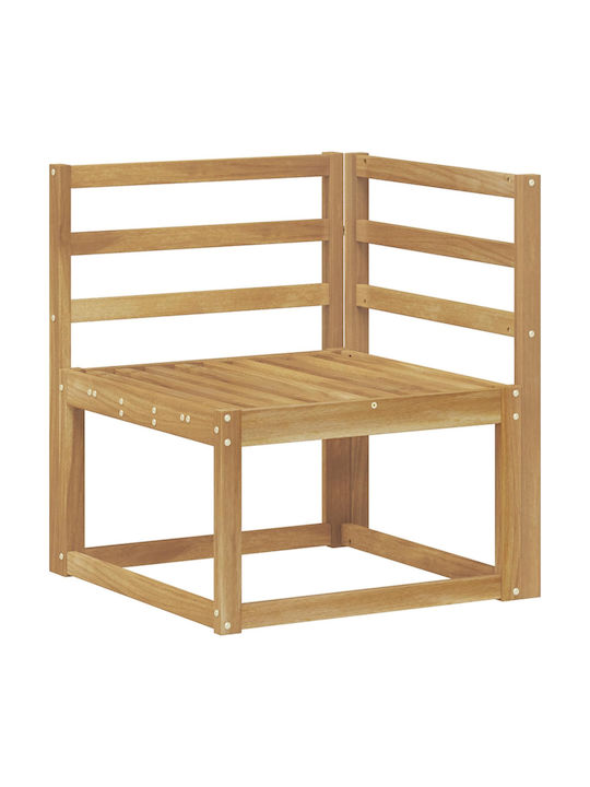 Outdoor Corner Wooden Sofa 63x63x73cm
