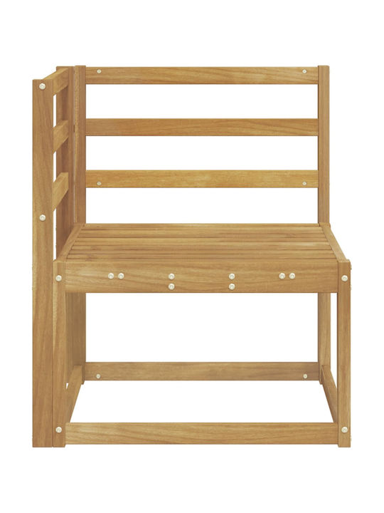 Outdoor Corner Wooden Sofa 63x63x73cm