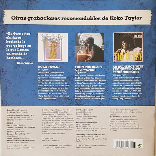 Koko Taylor Earthshaker Vinyl