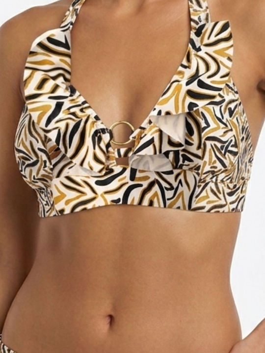 Bikini Τριγωνάκι D Cup Εμπριμέ