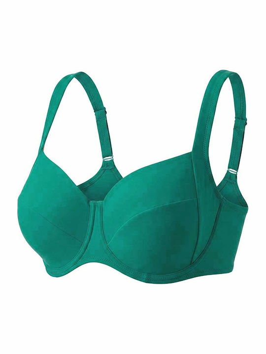 Bikini Bra Petrol Blue
