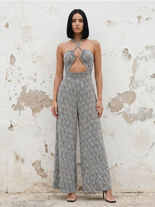Damen Jumpsuit Animal Print