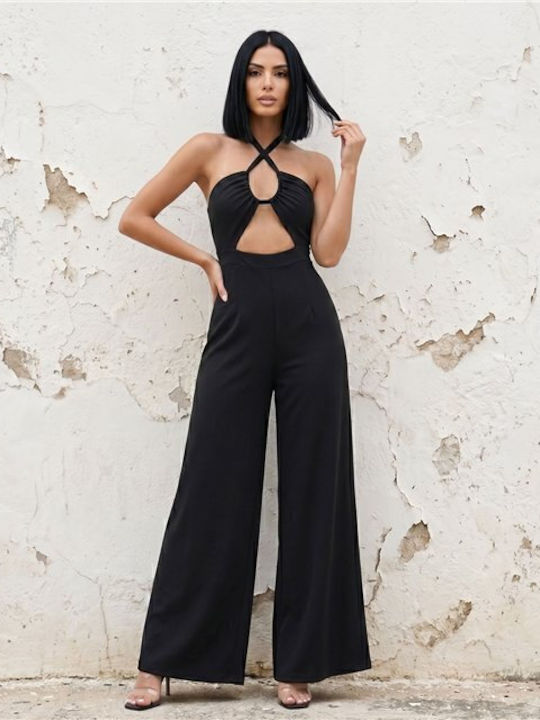 Дамски Едноделен Комбинезон Total Black