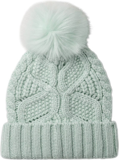 Women's Knitted Beanie Light Blue Colour
