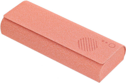 Brillentasche Hart mit Magnetischem Verschluss Orange