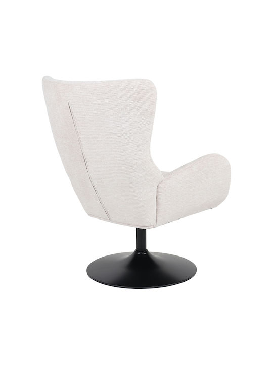 Refria Drehbarer Sessel Beige 81x72x97cm