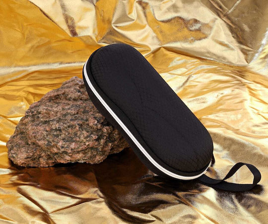 Sporty Brillenetui Griff Reißverschluss Et-114 Schwarz
