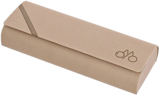 Hard Eyeglass Case With Magnetic Closure Beige