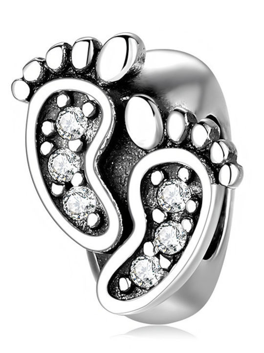 Pandora Charms Pendant Stopper Feet Silver 925 Charms Trusky