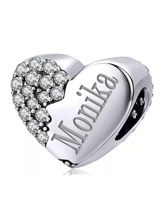 Pandora Charms Heart Charms Pendant Engraving Silver 925