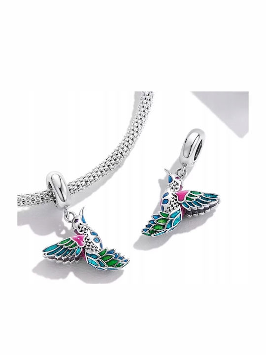 Pandora Charms Bird Pendant Charms Hummingbird 925 Silver