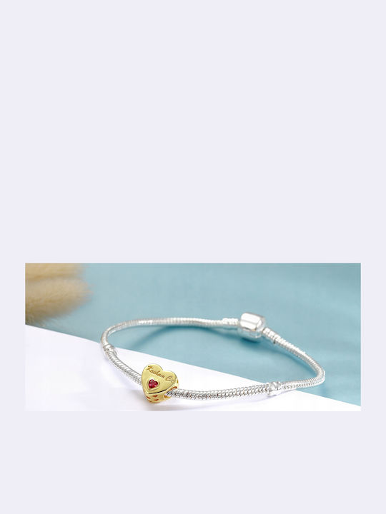Pandora Charms Pendant Charms Gold Heart I Love You
