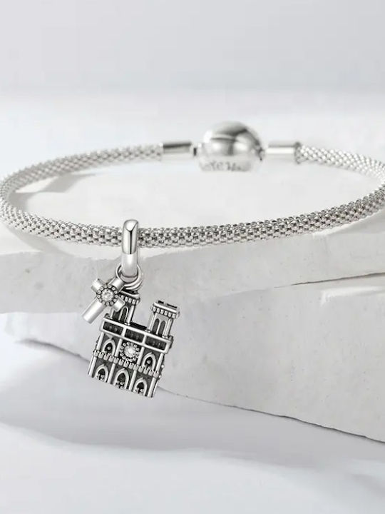 Pandora Charms Pendant Notre Dame Cathedral 925 Silver Charms Trusky