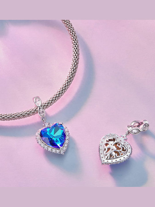 Pandora Charms Ocean Heart Pendant Charms Silver 925