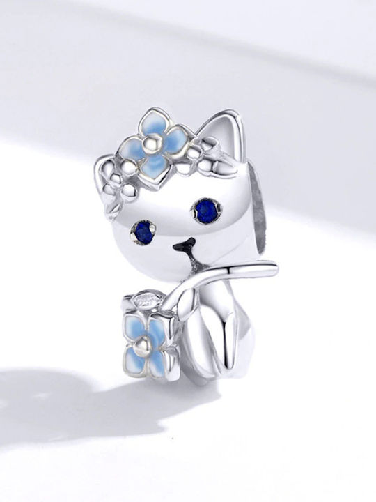 Pandora Charms Cat Pendant Charms 925 Silver