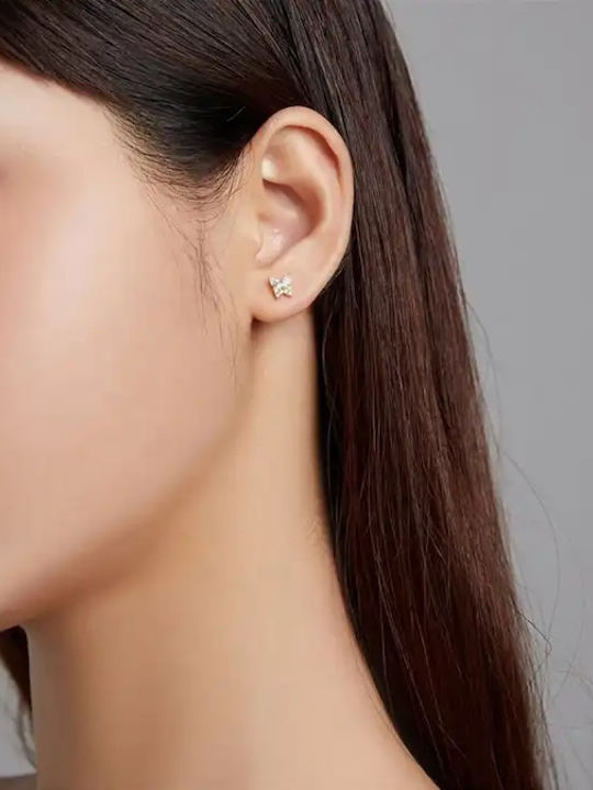 Gold Earrings Butterfly Earrings Silver S925