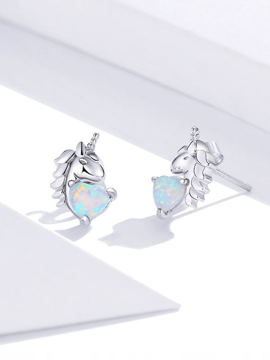 Silver Earrings Unicorn Earrings 925 Silver