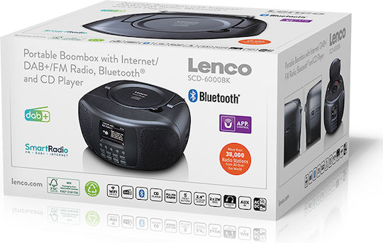 Lenco Φορητό Ηχοσύστημα με Ραδιόφωνο / Bluetooth / CD Πολύχρωμο