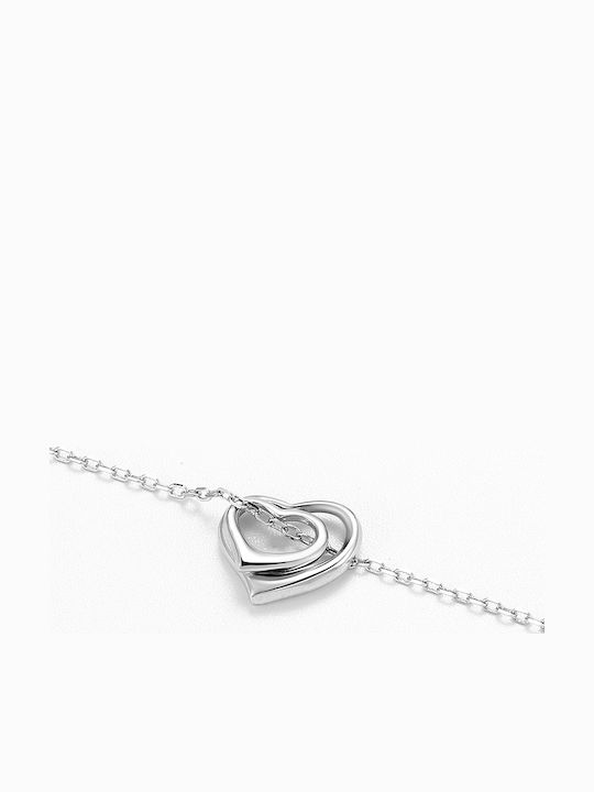 Silver Heart Necklace Silver Chain Necklace Silver S925