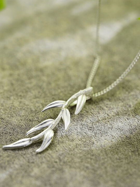 Silver Necklace Chain Branch Silver S925