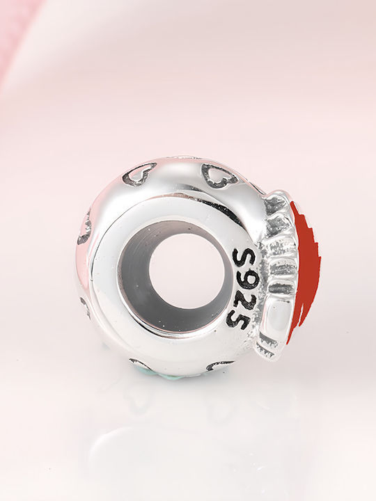 Pandora Charms Stopper Red Heart Silver 925 Charms Trusky