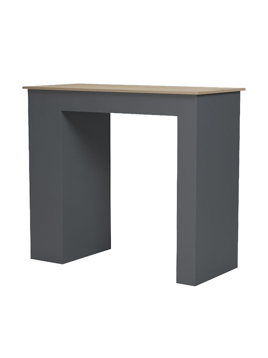 Riff Bar Table Wooden Anthracite 120x55x105cm