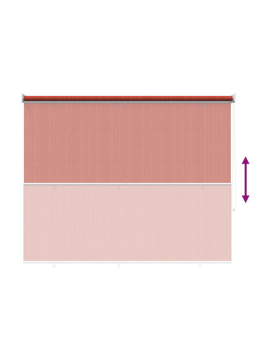vidaXL Roller Blinds Partial Blackout Orange W120xH140cm 42035989