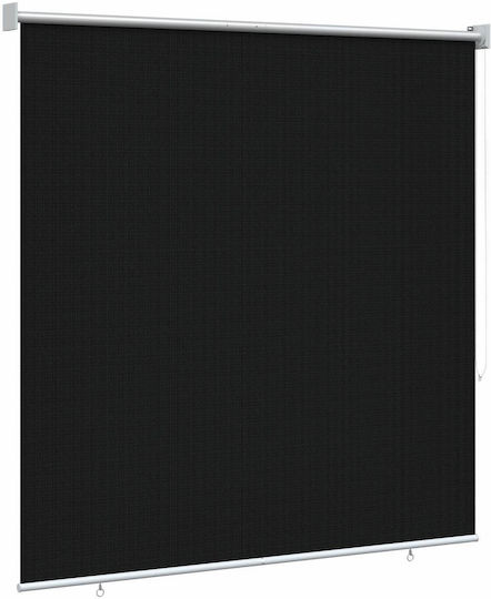 vidaXL Roller Blinds Partial Blackout Black W140xH140cm 42036068