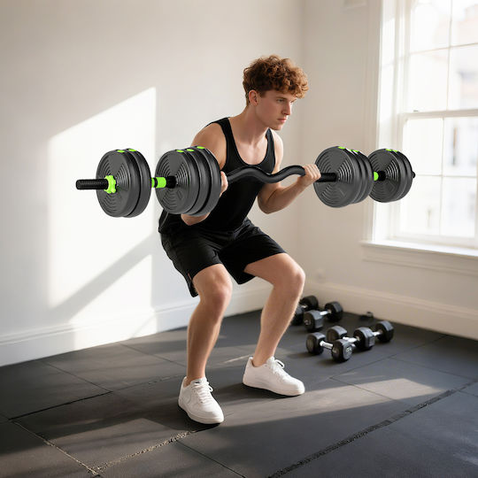 Sportnow Dumbbell Set with Bar 20kg