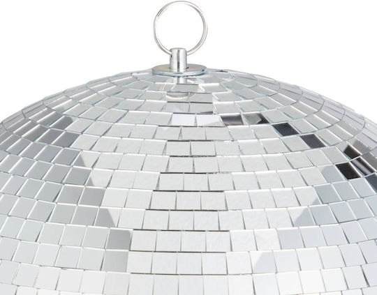 Disco Glob Disco 37cm Argintiu Sticlă Plastic Diametru 37cm X Înălțime 37cm