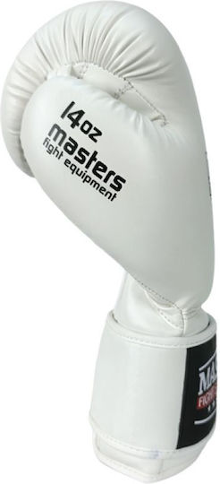 Sport Masters Rpu Boxhandschuhe für Wettkampfhandschuhe Weiß