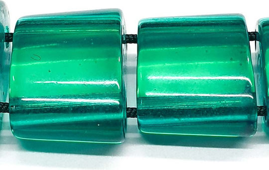 Roloi Komboloi Begleri with 9 Resin Beads Length 27cm Green